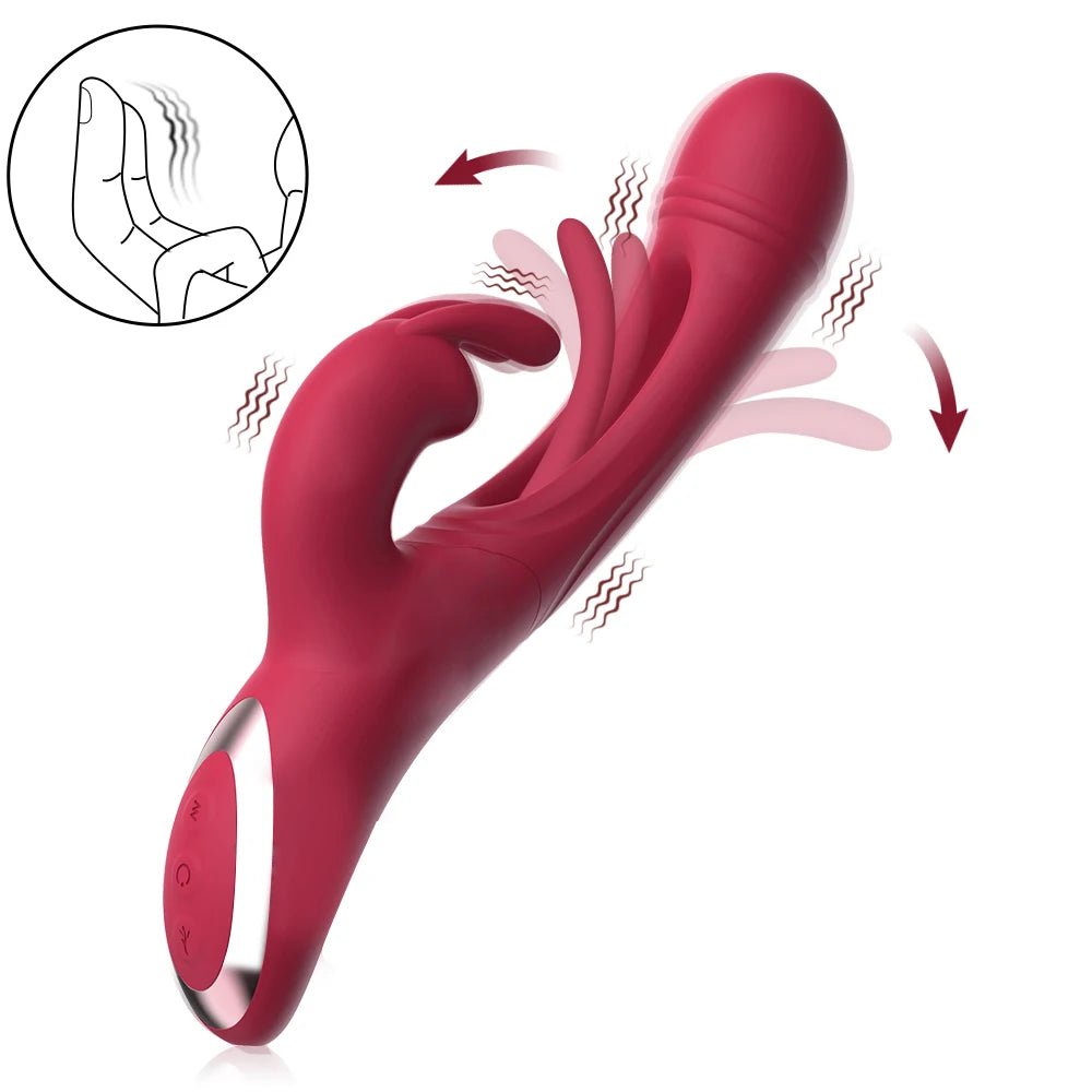 Silicone Rabbit Vibrator - Spicy Cherries